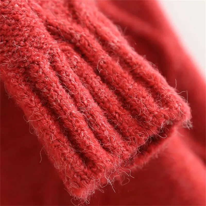 

2019 autumn and winter new pullover sweater female Korean version of autumn and winter wear loose thick small fresh w10