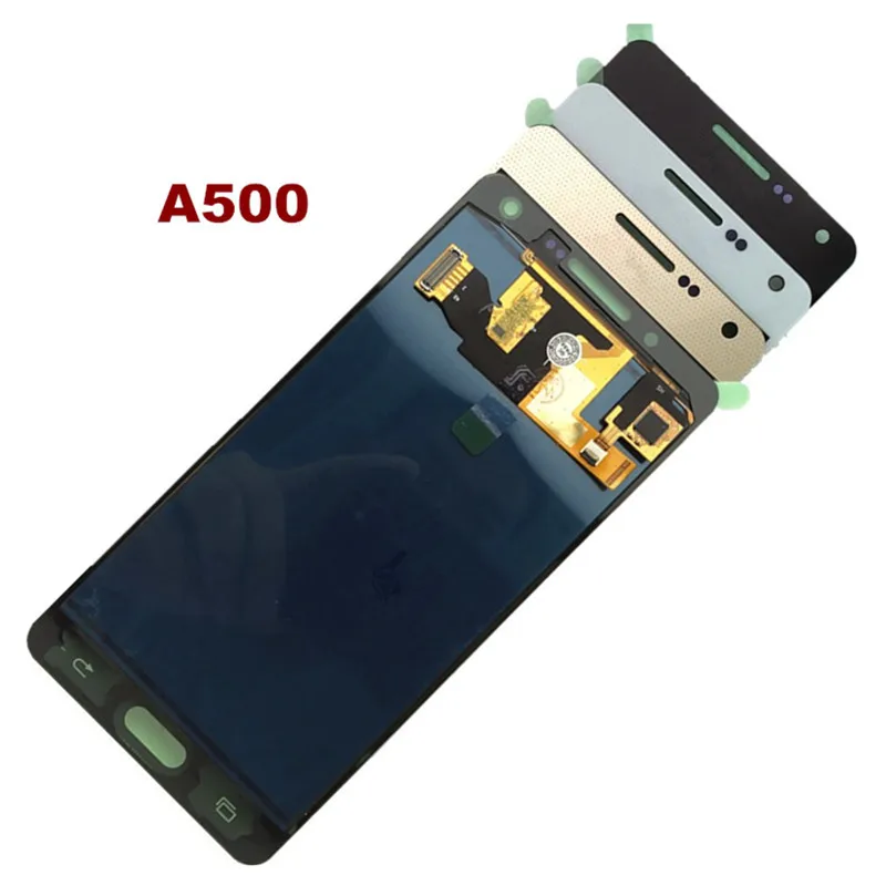 Для SAMSUNG Galaxy A5 Дисплей A500FU A500 A500F A500H кодирующий преобразователь сенсорного экрана в сборе для A5 A500 ЖК-дисплей Замена