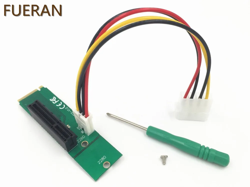 FUERAN M.2 NGFF SSD к PCI-e Express 4X конвертерная карта адаптера для настольного ПК FUERAN M.2 NGFF SSD к PCI-e Express 4X конвертерная карта адаптера для настольного ПК