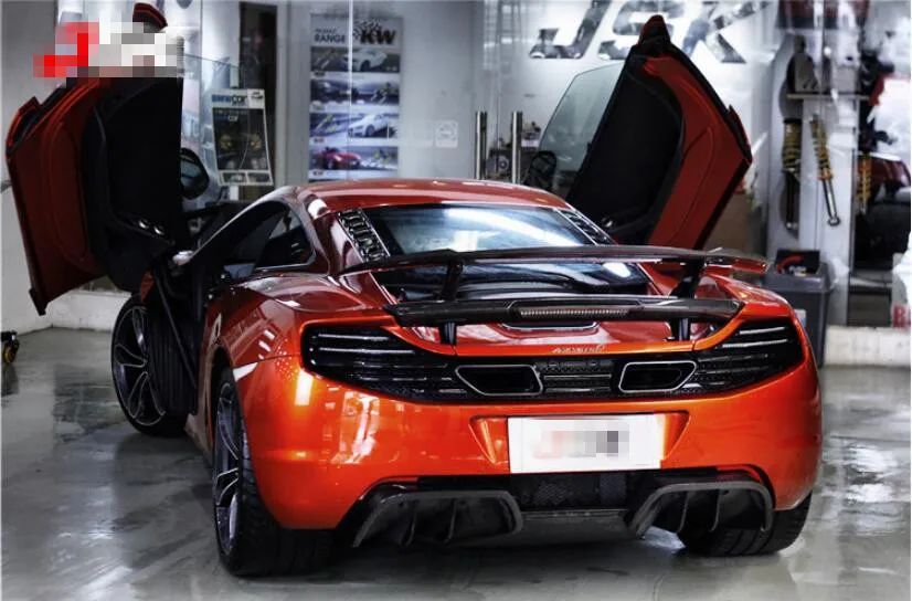 Карбоновый автомобильный заднее крыло багажника спойлер для Mclaren MP4/MP4-12C/650 S DMC 2011 2012 2013 быстро, EMS