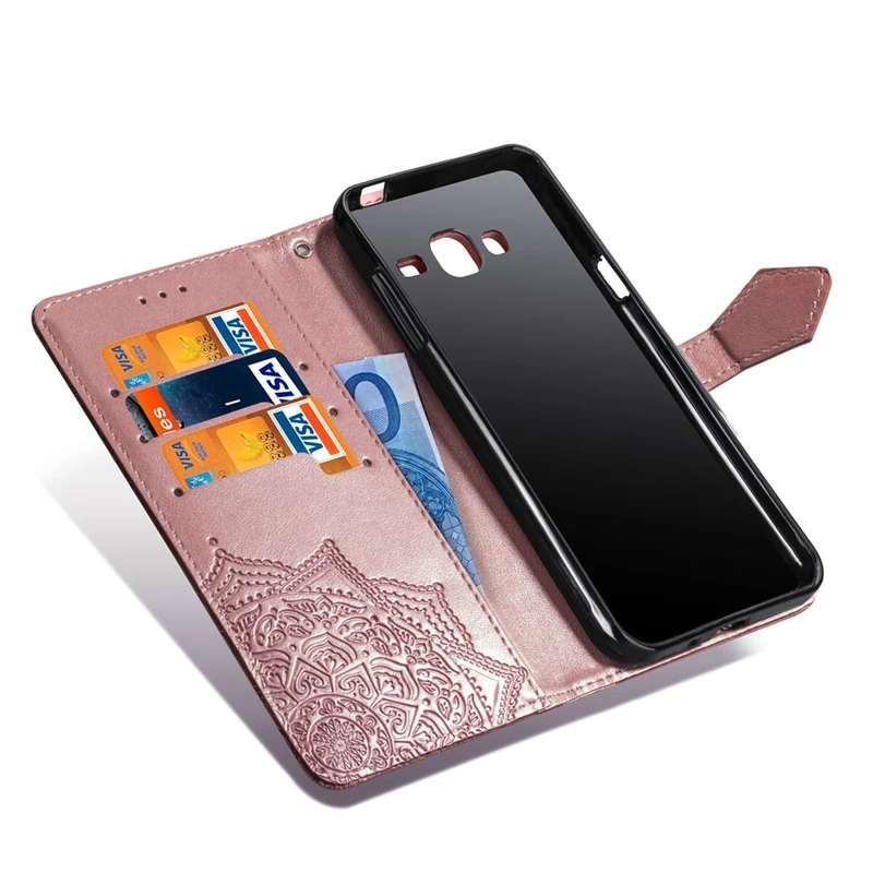 Кожаный чехол-книжка чехол для samsung Galaxy J8 J6 J7 J4 Plus J2 Pro Core J1 J3 J5 J7 Duo J5 J2 премьер-Чехол-бумажник