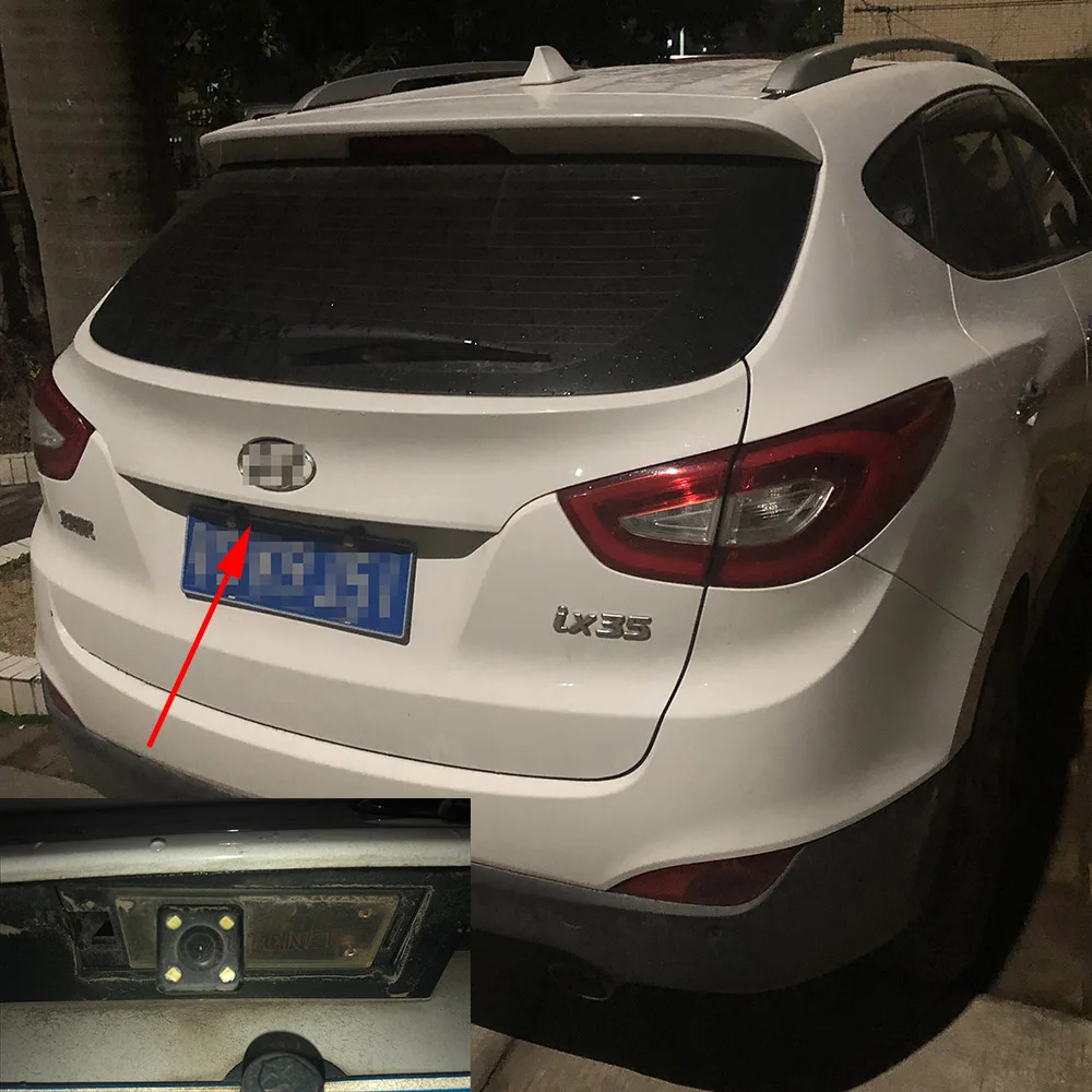 Автомобильная камера заднего вида для Hyundai Tucson ix35 2009 2010 2011 2012 2013 2014 2015 номерного