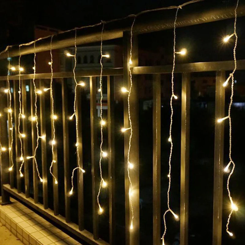 

110V/220V 10M x 1M 448 leds LED Curtain Wedding Lights Outdoor Christmas Garland Window Lights Decoration For Holiday Lighting