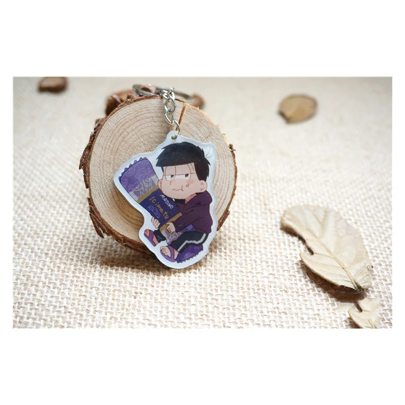 6 шт./компл. аниме брелок Osomatsu san Мацуно Осомацу Kid Osomat закуски Llavero брелки в подарок