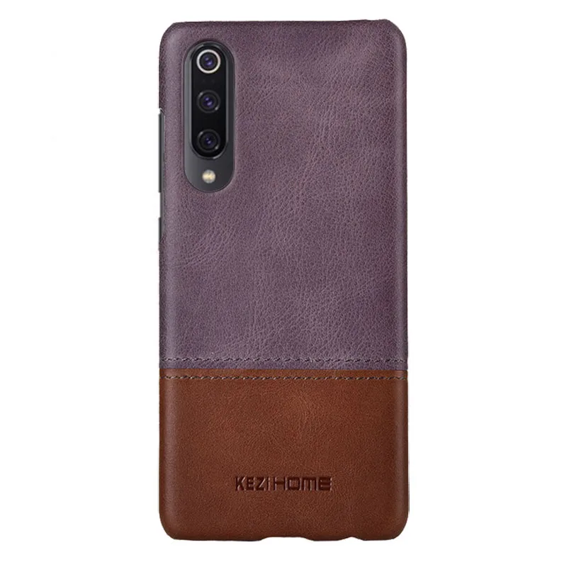 Чехол для Xiaomi Mi 9 KEZiHOME роскошный хит цвет натуральная кожа твердая задняя крышка Капа для Xiaomi Mi 9 чехол для телефона s