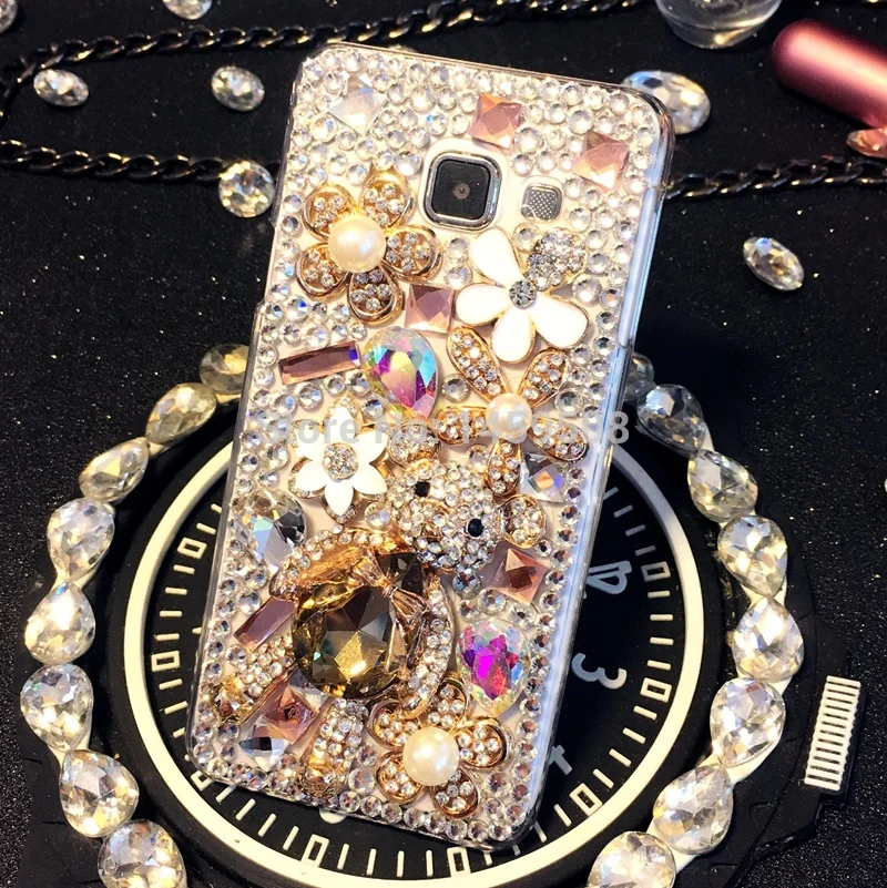 For Huawei Y6 Pro Handmade Luxury Rhinestone phone cases Crystal cover |