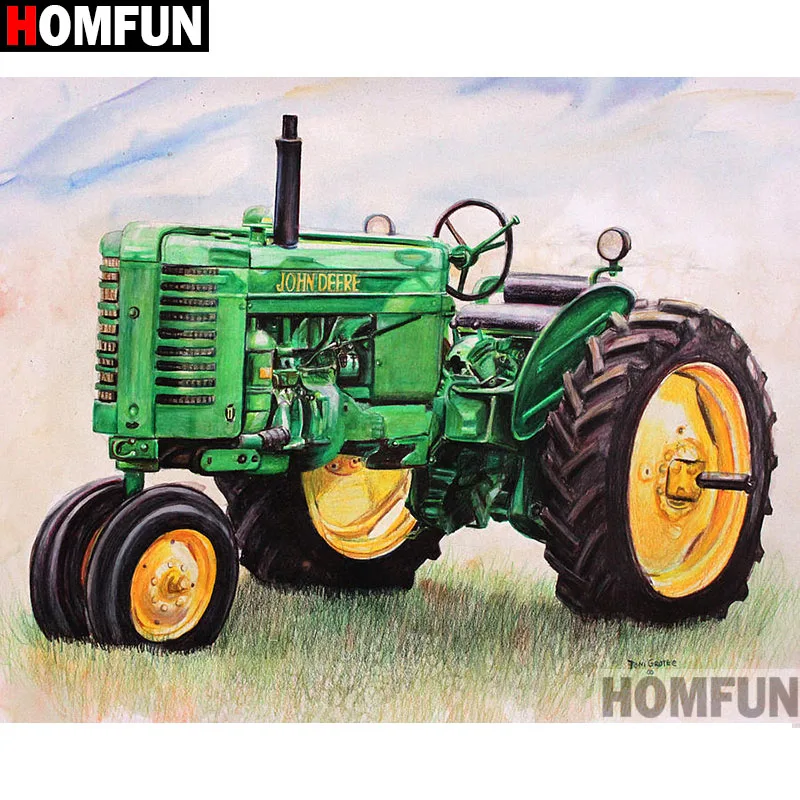 

HOMFUN полностью квадратная/круглая дрель 5D DIY Алмазная картина "автомобиль" вышивка крестиком 5D домашний декор A07468