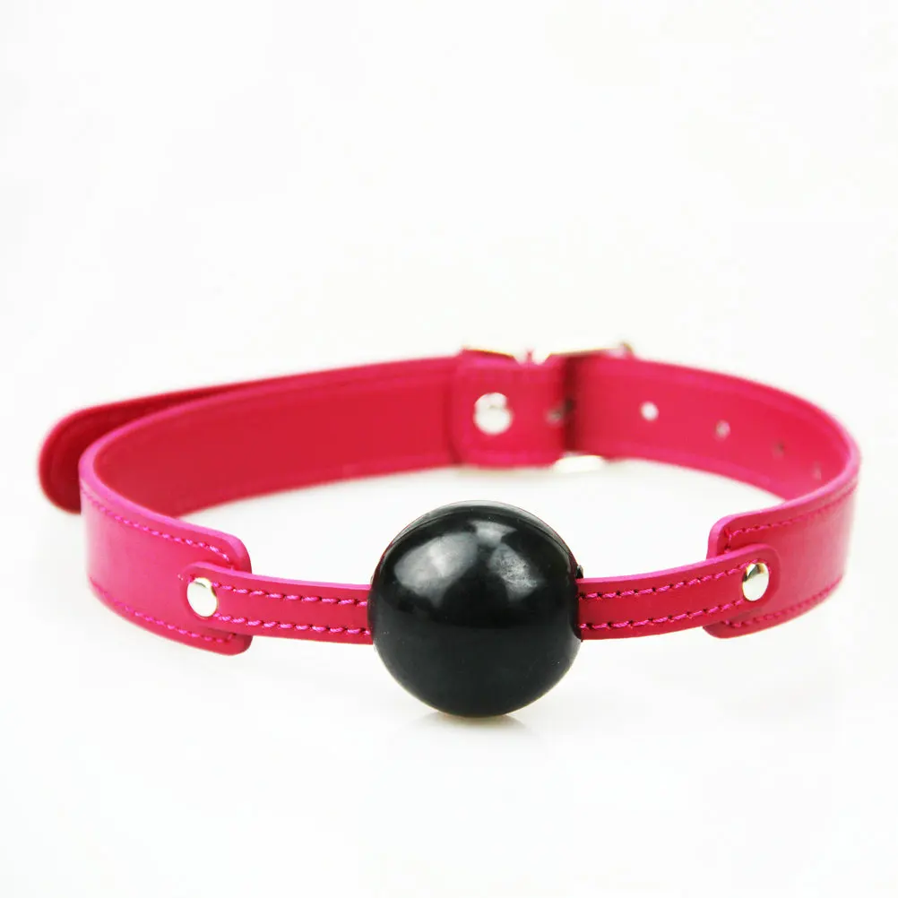 Красный кляп для рта женщин и мужчин товары взрослых кожаный фиксация полости