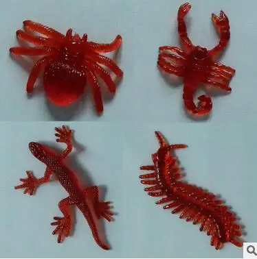 Забавные гаджеты анти стресс TDR Мягкое Животное модель насекомого gecko паук