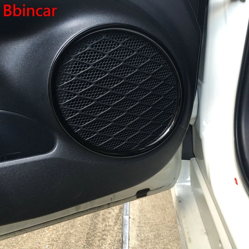 Bbincar Внутренняя дверь автомобиля динамик аудио крышка кольцо крышки отделка 4 шт.
