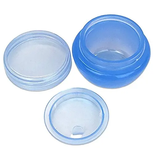 5PCS x 5g 10g 20g 30g Small Sample Containers Jars Pots w/ Lids Cases for Cream Lotion Cosmetic Makeup Oils Lip Balms Pigments