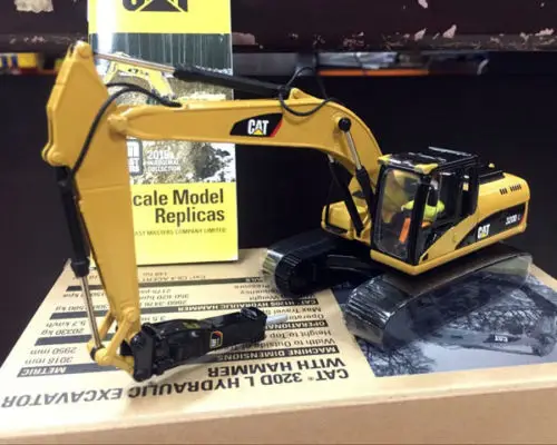 Новый гидравлический экскаватор Cat 320D L с молотком 1/50 отлитый под давлением 85280