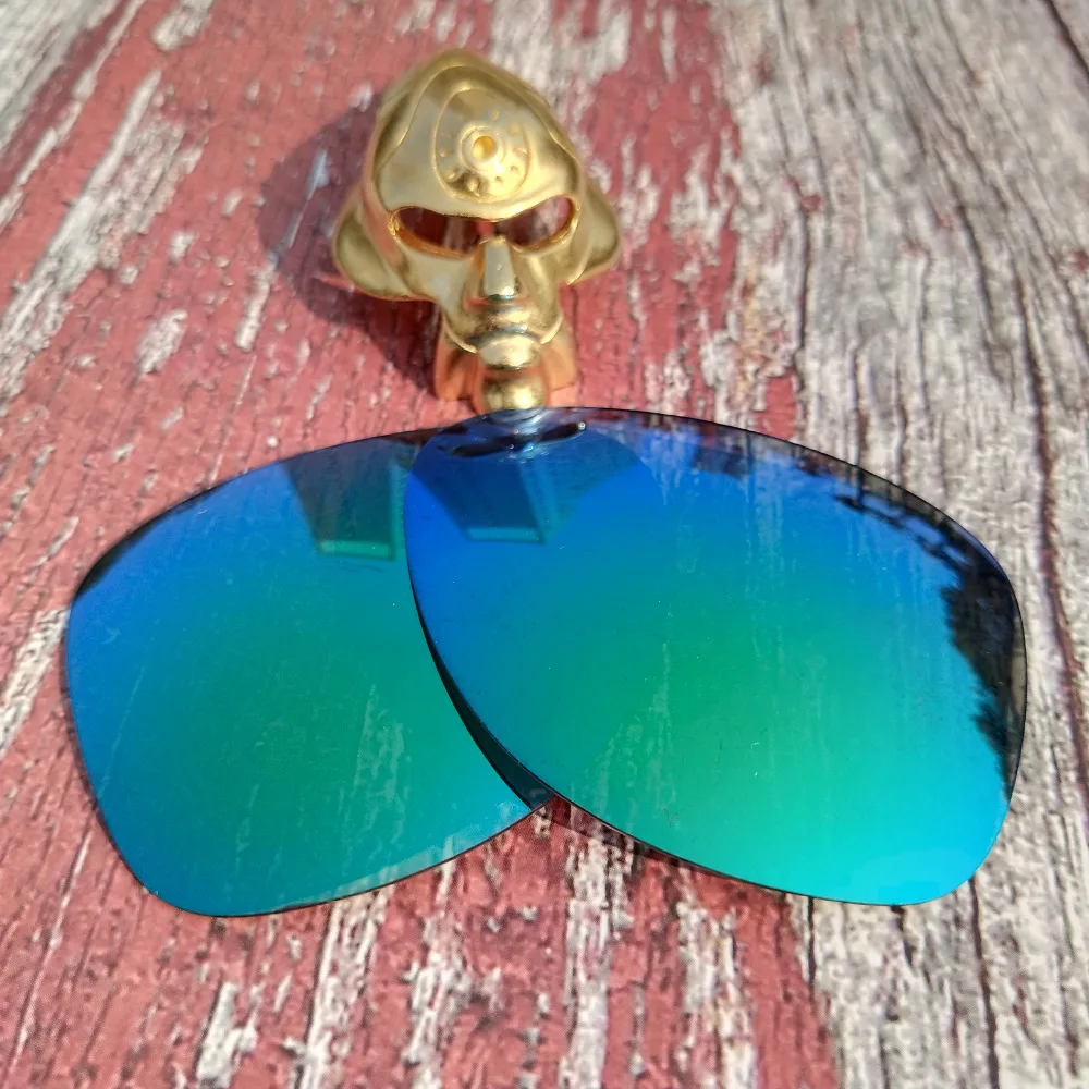 Wholesale Glintbay 100% Precise-Fit Polarized Replacement  Lenses for Oakley Dispatch 2 Sunglass - Emerald Green Mirror
