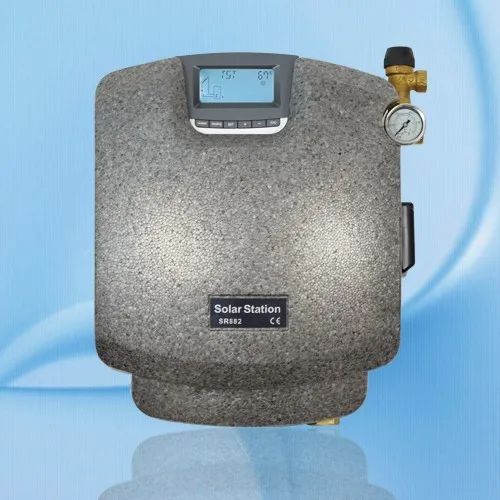 Двойной трубопровод Solaire Pompage D'eau de Chauffage Pmp станция водяной Солнечный нагреватель Элемент Тепловой контроллер