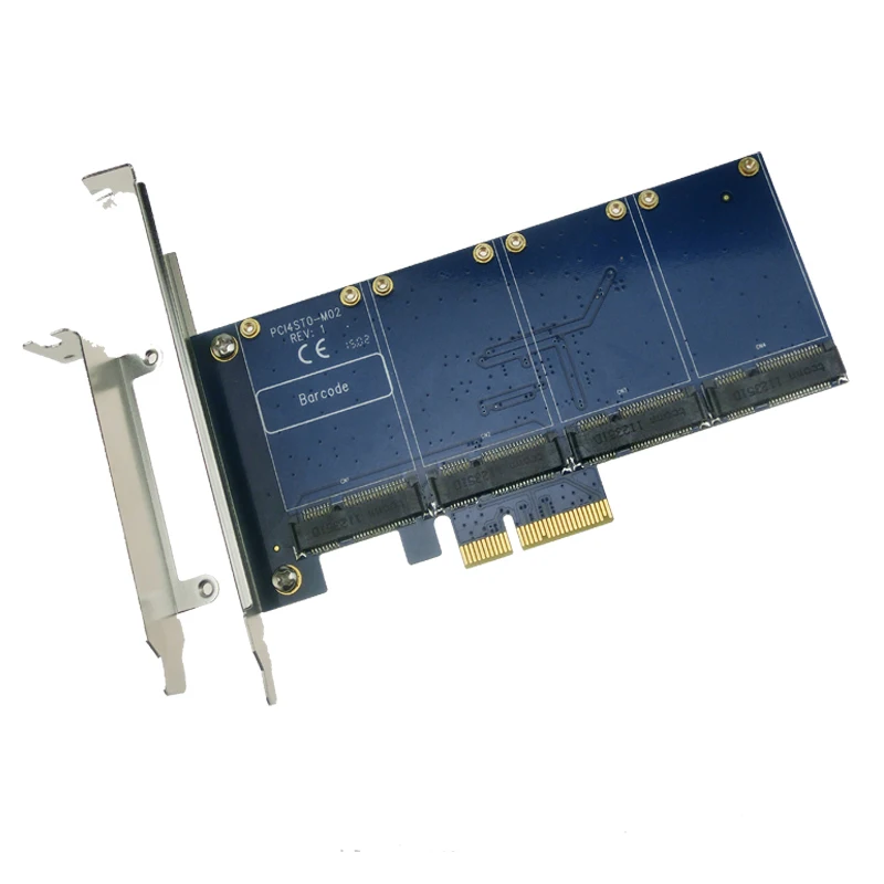 4 mSATA SSD PCIe Гибридный карты RAID0 RAID1 RAID10 Marvell hyperduo Quad Мини SATA к pci-e флэш-решения