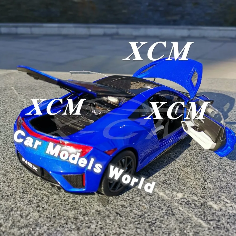 Литая под давлением модель автомобиля для KengFai NSX RHD 1:18(синий)+ маленький подарок