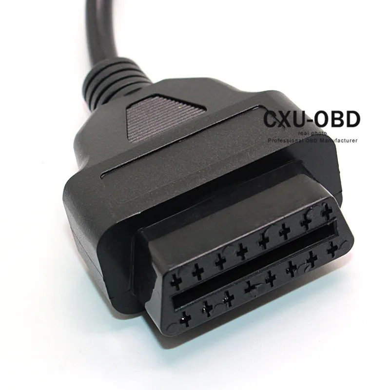 Диагностический адаптер с 12 Pin на 16 OBD OBD2 Female для Renault|16 pin|12 pinobd2 female |