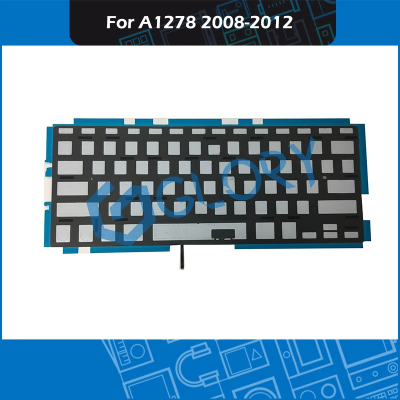 Новая клавиатура A1278 с подсветкой для Macbook Pro 13 " сменная Unibody 2008 2009 2010 2011 2012