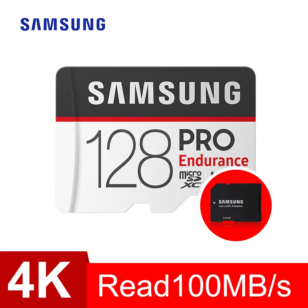 Карта памяти Samsung карта PRO SDHC/SDXC 32 ГБ 64 128 TF карты с адаптером до 100 МБ/с./с|Карты