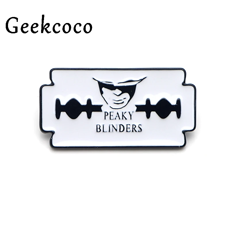 Peaky Blinders панк Броши цинковый сплав Эмаль Булавка медаль мультфильм знаки отличия для рубашки рюкзак одежда сумка Декоративные значки J0402