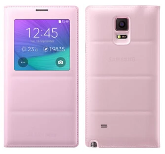 Роскошные авто сна Вид из окна кожа флип чехол для Samsung Galaxy Note 4 Note4 N9100 телефон