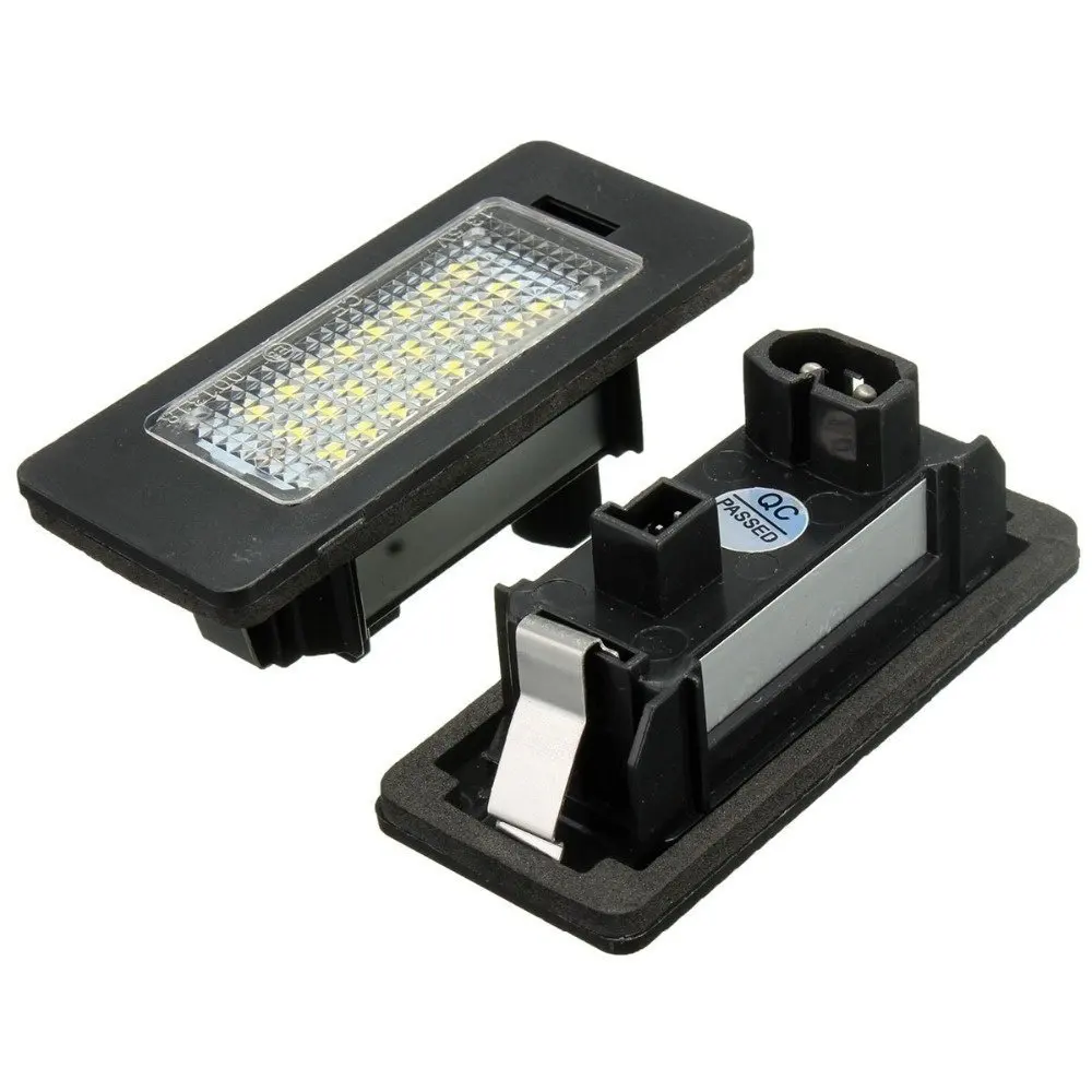 1 пара e-помечено OBC Error Free 24 SMD СВЕТОДИОДНЫЙ номерной знак светильник для BMW E81 E82 E90