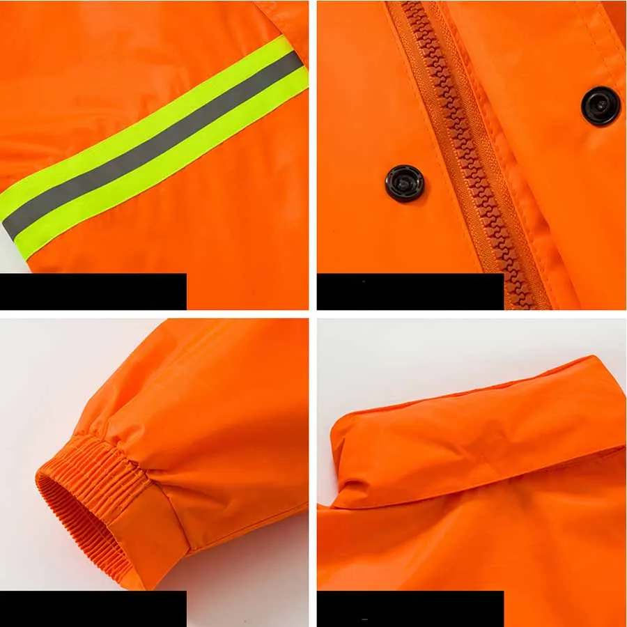 Толстый двойной плащ Раздельный костюм прямые Дождевые Штаны для взрослых