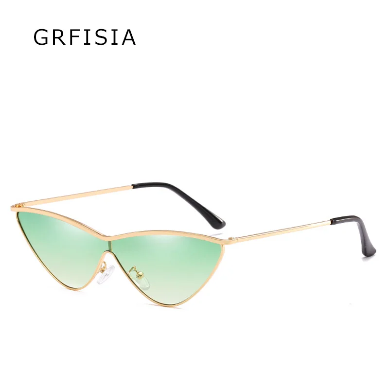 Grfisia Новый Cat Eye Солнцезащитные очки для женщин Для Брендовая Дизайнерская обувь