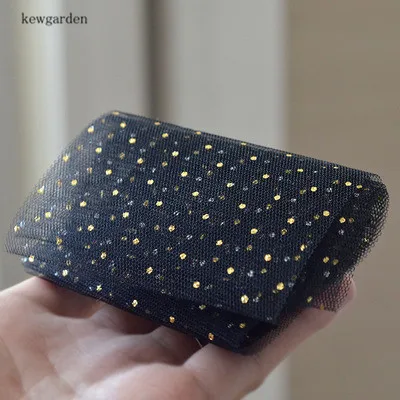 Оптовая продажа 6 см блестящие кружевные марлевые ленты Kewgarden в горошек лента