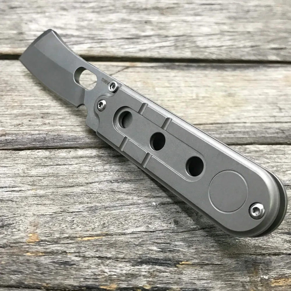 Складные мини ножи LDT Bean S35VN лезвие мясника титановая ручка SR карманная цепочка