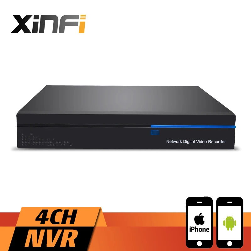 XINFI 4CH 1080P Full HD NVR ONVIF 2 0 для IP сетевой камеры системы 4 канала безопасности CCTV DVR