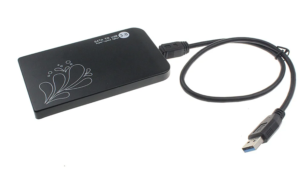 2," USB 3,0 SATA HDD чехол металлический алюминиевый корпус жесткий диск SATA Внешний USB3.0 2,5 дюймов корпус для хранения