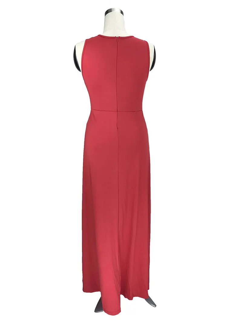 Комбинезон женский с широкими штанинами элегантный вечерний длинный Ромпер без