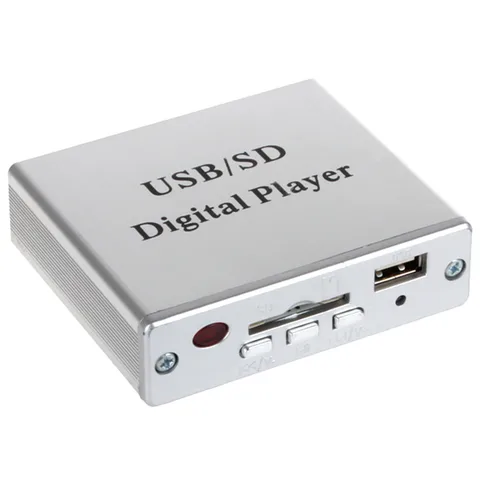 Новый портативный усилитель мощности MP3 SD USB аудиоплеер считыватель 3-электронная клавиатура управление с пультом дистанционного управления