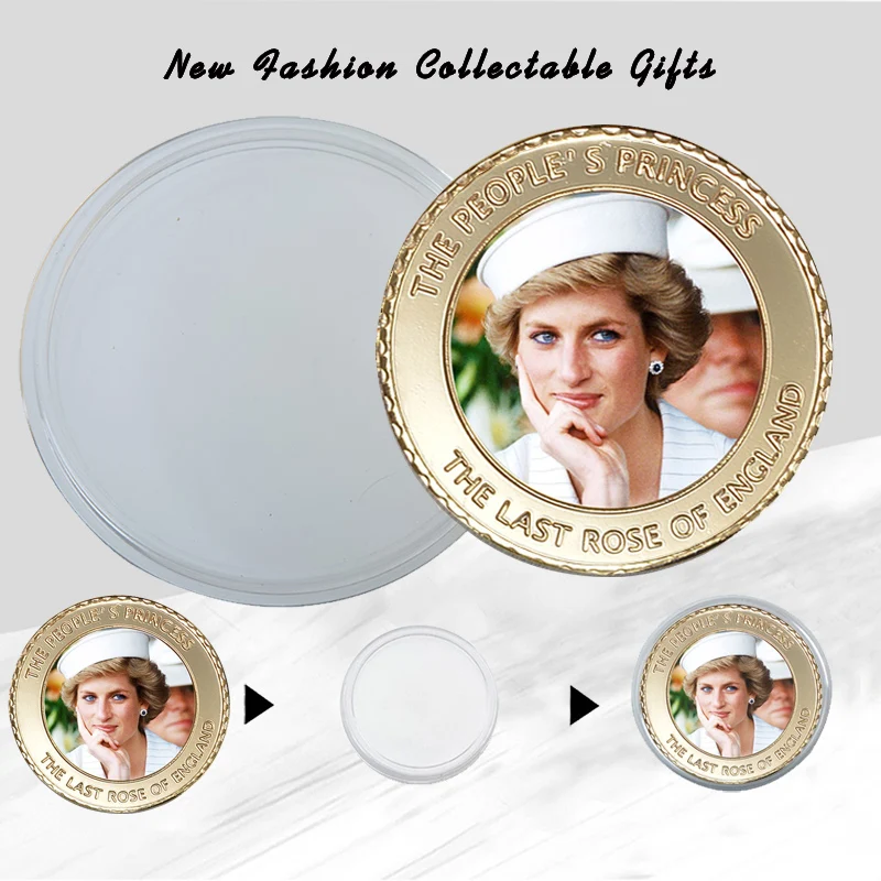 WR самые новые подарочные товары памятная Диана металлическая монета 999 9