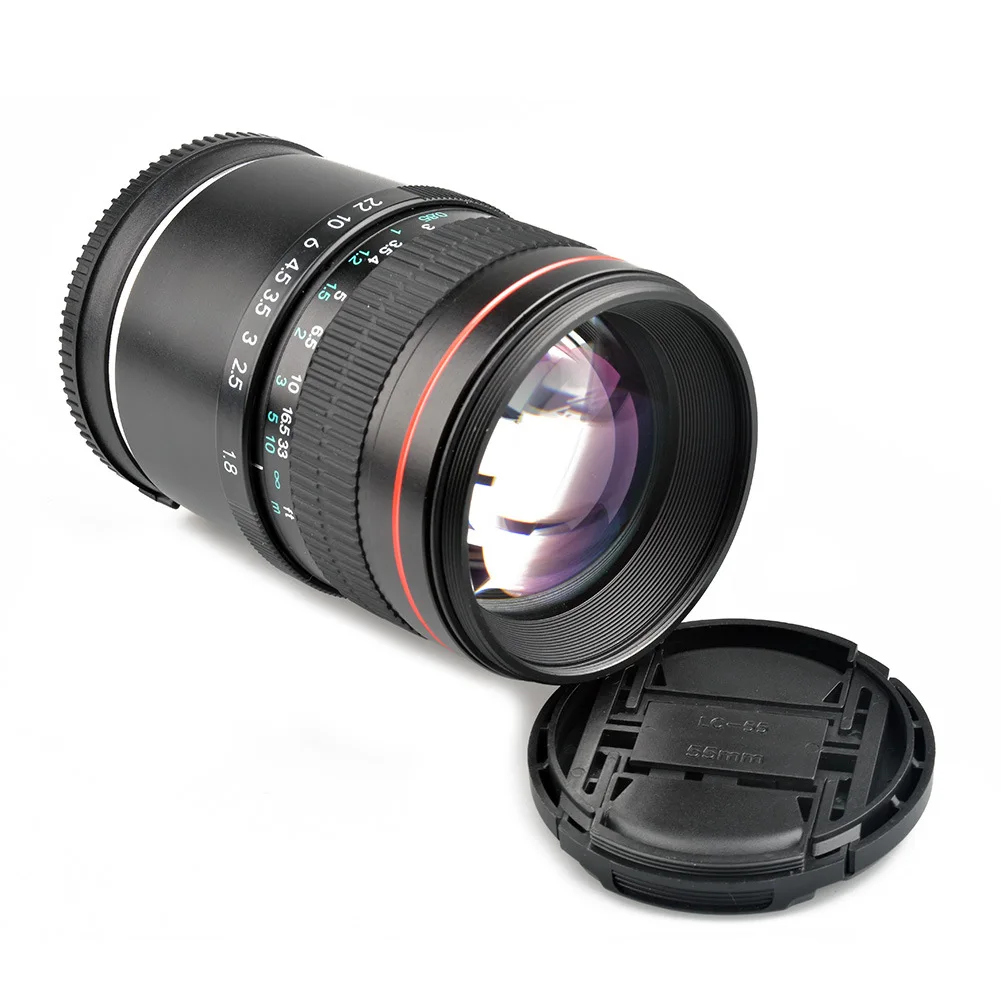 Объектив SLR 85 мм F1.8 большой светильник Круглый фиксированное фокусное