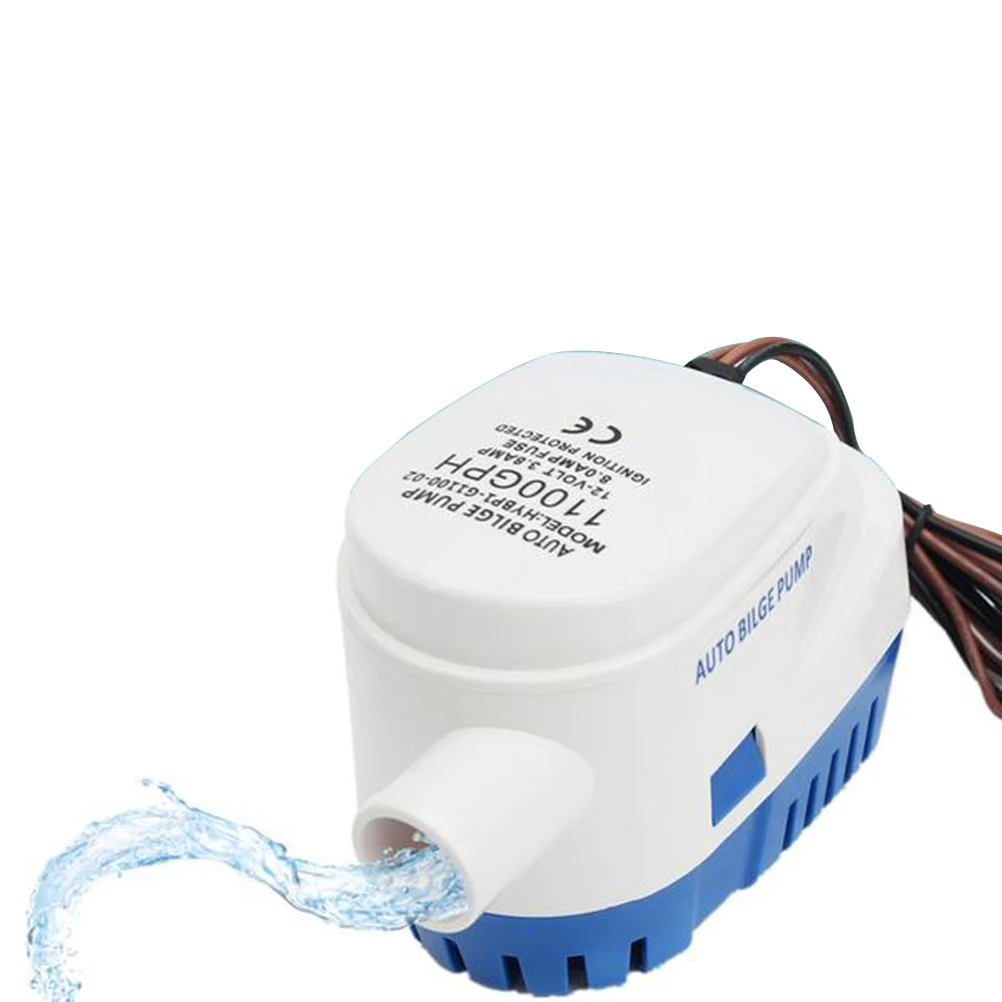Автоматический откачивающий водяной насос постоянного тока 12 В 1100 Гал/ч для