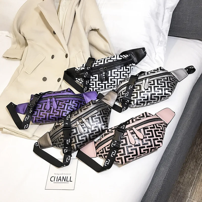 Женская посылка с принтом Повседневная Уличная сумка из искусственной кожи