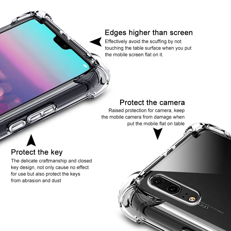 IMAK матовый ТПУ чехол для Huawei P20 мягкий телефона из + защита экрана | Мобильные