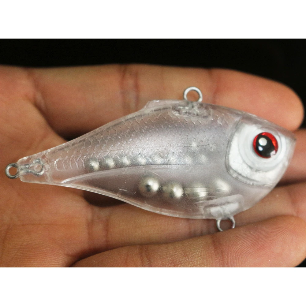 GYFISHING 15 шт. Неокрашенный рыболовный тонущий твердый корпус VIB без жидкости с