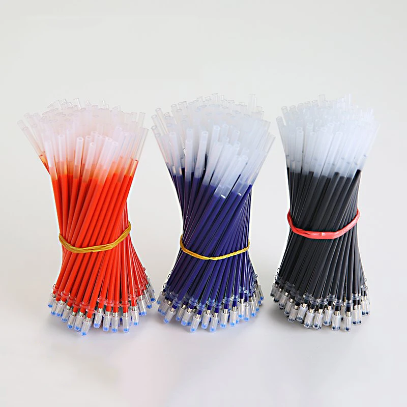 Горячая продажа 0 5 мм пластиковая гелевая ручка заправка черная нейтральная