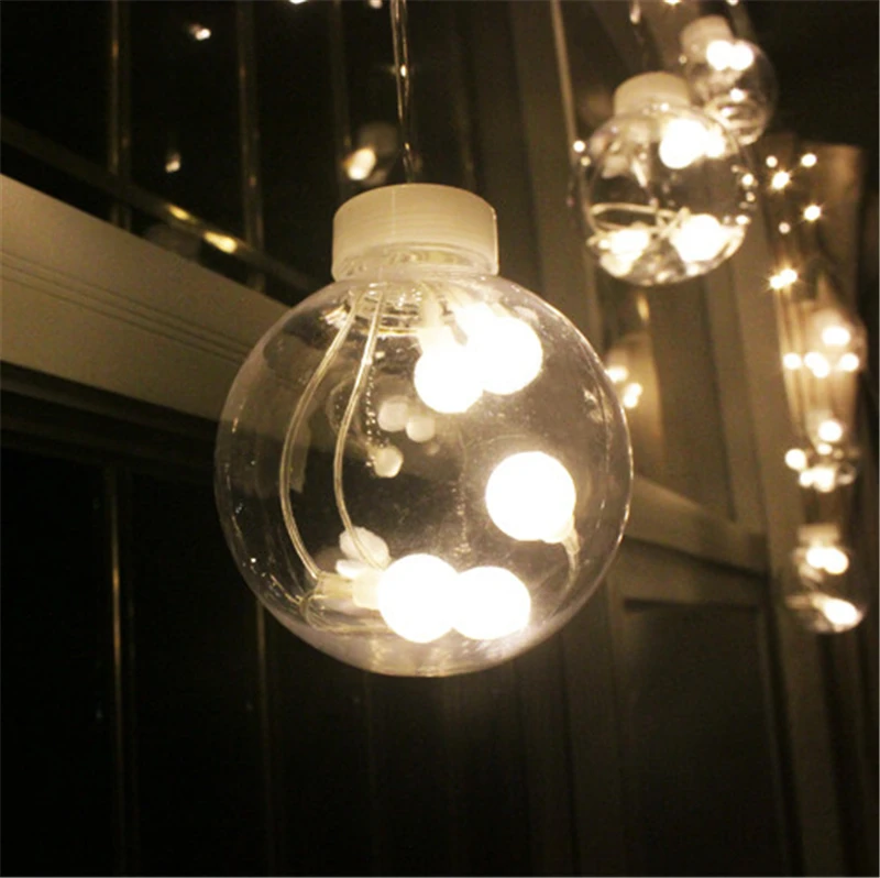 Свадебные украшения занавес светодиодный шариковый светильник пластиковый