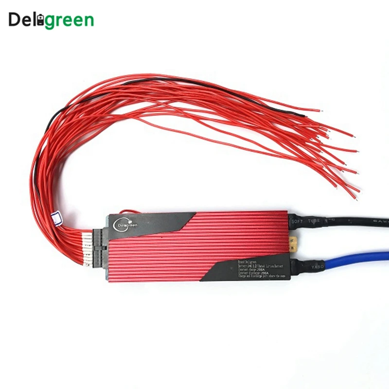 Deligreen 13S 120A 48V PCM/PCB/BMS для Li-PO LiNCM аккумуляторной батареи 18650 литий-ионный