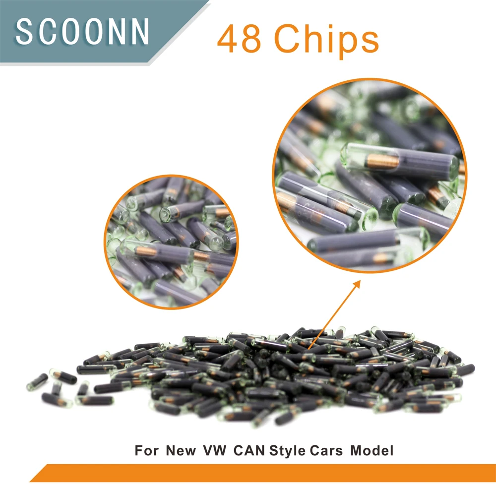 10 шт. пульт дистанционного управления транспондер чип id48 стеклянная трубка для VW