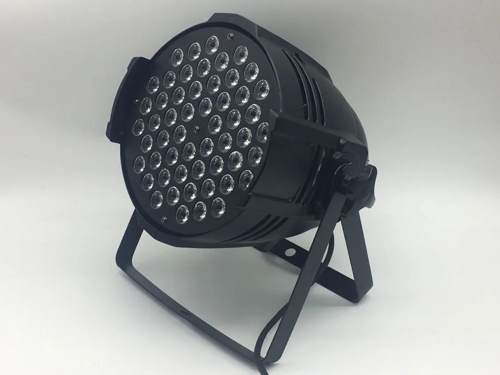 Алюминий корпус 54x9 Вт RGB 3in1 СВЕТОДИОДНЫЙ параболический алюминизированный отражатель дежурное освещение dmx деловой свет профессиональный плоский Пэйлин KTV дискотечная лампа ди-Джея