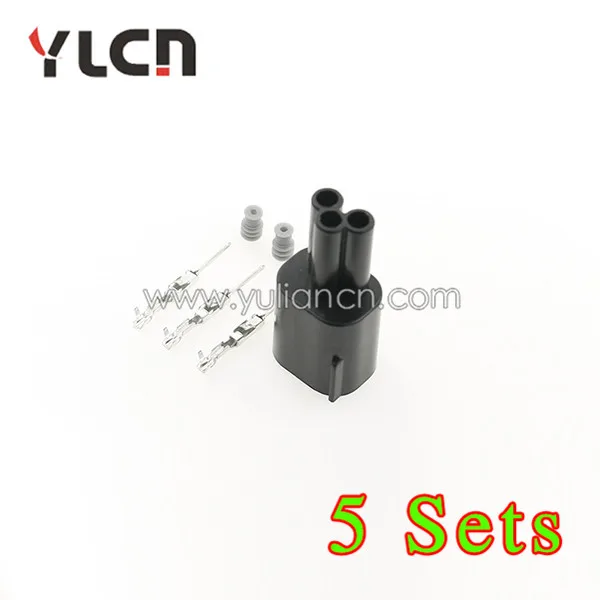 

5sets/lot VH3.96 3Pin 0.6 mm connectors wiring terminals A set of:clamping+ plug + terminals