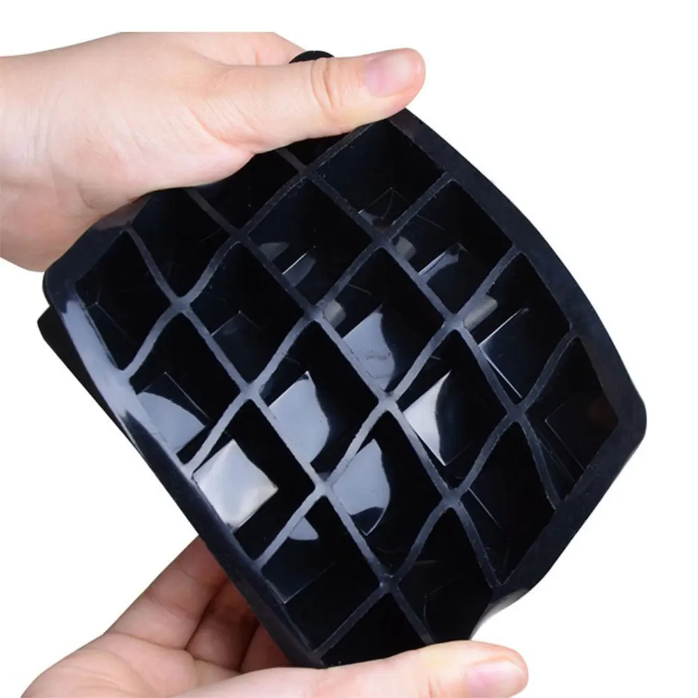 20 сетки поддон для льда формы квадратной силиконовые DIY 5 цветов|Емкости