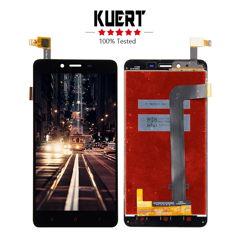 ЖК-дисплей 5 дюйма для Xiaomi Redmi Note 2 с сенсорным экраном в сборе запасная часть Hongmi |