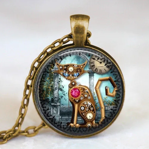 Часы с подвеской в стиле стимпанк 1 шт./лот|f pendant|alice in wonderland pendantalice charms |
