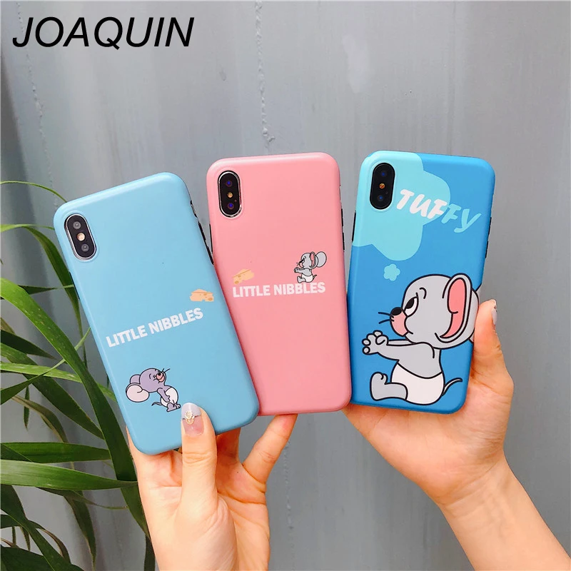 highest Funny Cartoon Tom Jerry Case for iPhone X XR Xs Max 8 7 6 6s Plus Ultra Thin Slim Fit Soft Cover Cases Coque |